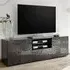 Ardent TV Stand with 2 Doors 1 Drawer - Grey