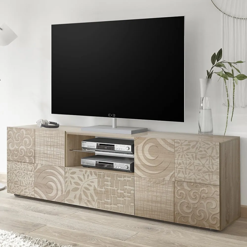 Ardent TV Stand with 2 Doors 1 Drawer - Sonoma Oak