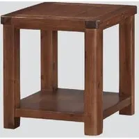 Areli End Table - Dark Brown, Wood