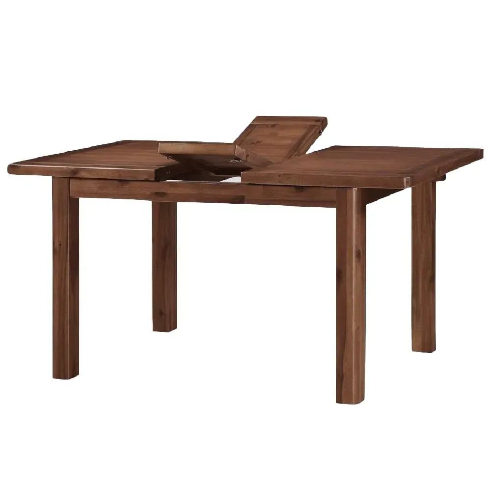 Areli Extending Dining Table - Dark Brown, Wood