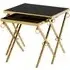 Arezza Nest of 2 Tables - Black, Steel