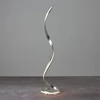Aria LED Floor Lamp - Silver, Steel