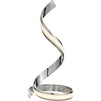 Aria LED Table Lamp - Chrome, Steel alternate view