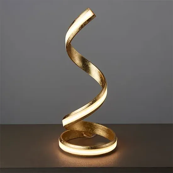 Aria LED Table Lamp - Gold, Steel image