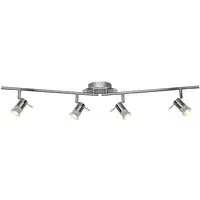 Aries 3 Light Bar Spotlight - Chrome, Silver