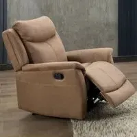 Arizones 1-Seater Recliner Sofa - Caramel, Fabric