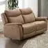 Arizones 2-Seater Electric Recliner Sofa - Caramel, Fabric