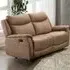 Arizones 2-Seater Recliner Sofa - Caramel, Fabric