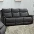 Arizones 3-Seater Electric Recliner Sofa - Slate, Fabric