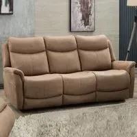 Arizones 3-Seater Sofa - Caramel, Fabric