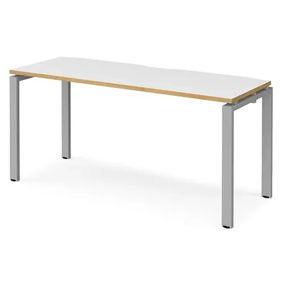 Arkos 1600mm Computer Desk - White, MDF