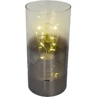 Arlington Table Lamp - LED Bulb, Smoked Glass