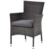 Arlo Outdoor Tub Chair with Cushion - Brown, Rattan