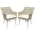 Arlo Rattan Dining Chairs - Cream