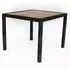Arlo Square Dining Table with Black Brown Weave - Natural, Polyresin