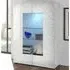Arlon Display Cabinet with LED - White, High Gloss