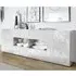 Arlon High Gloss Sideboard with LED - White