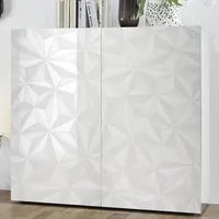 Arlon Highboard with 2 Doors - White
