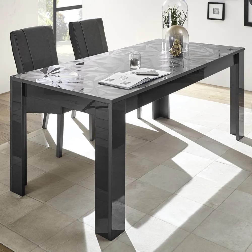Arlon Rectangular Dining Table - Grey