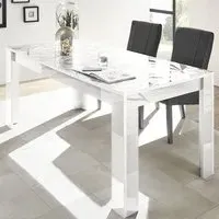 Arlon Rectangular Dining Table - White