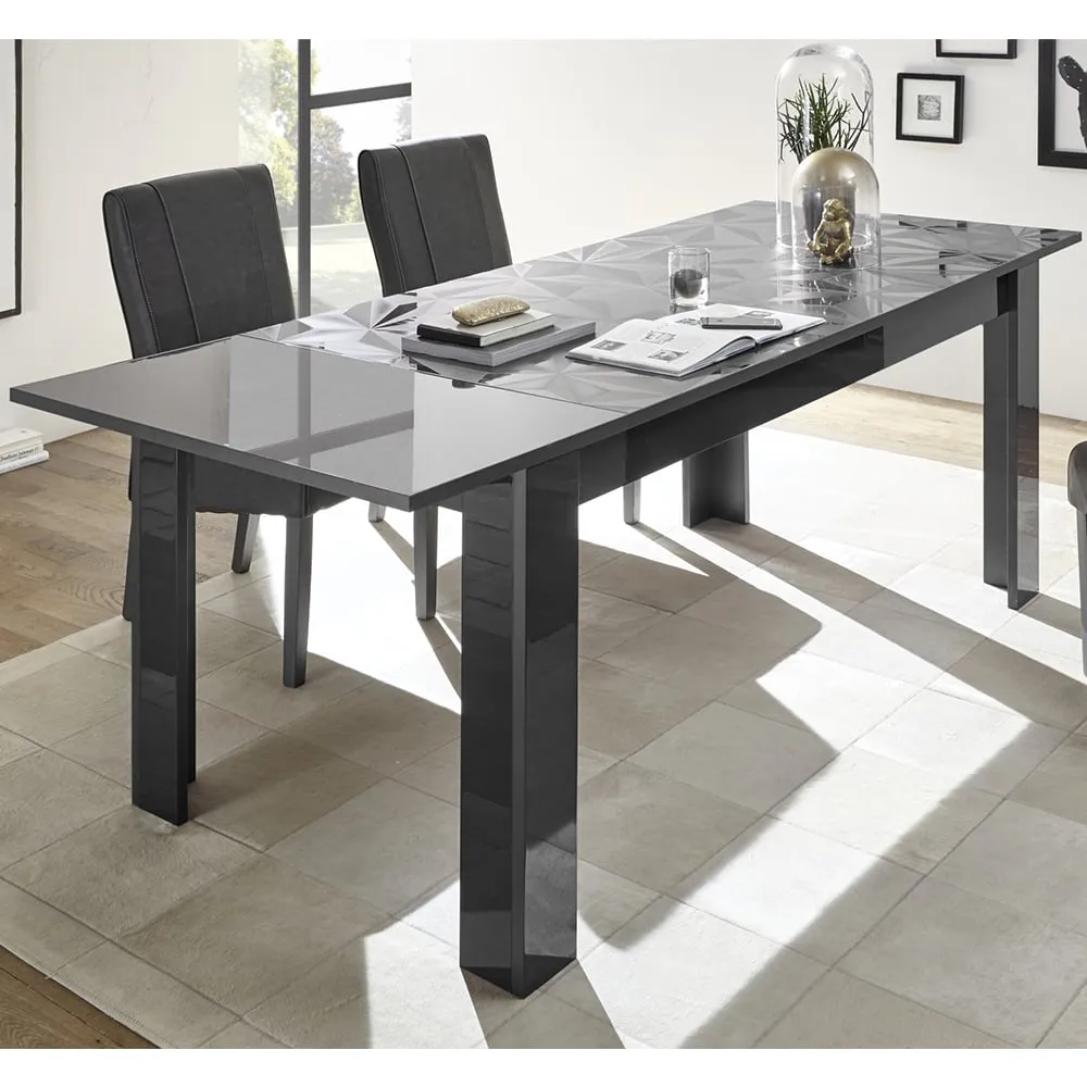 Arlon Rectangular Extendable Dining Table - Grey