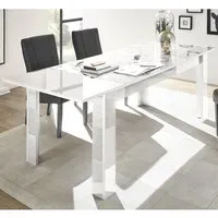Arlon Rectangular Extendable Dining Table - White