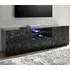 Arlon TV Stand with LED - Grey, High Gloss