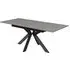 Armada Large Extending Dining Table - Matte Grey, Ceramic