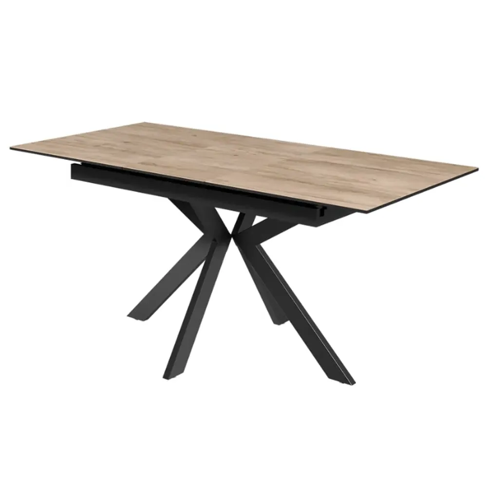 Armada Small Extending Dining Table - Oak Effect, Ceramic