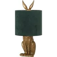 Arminian Hare Table Lamp - Gold, Resin