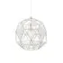 Armour Steel Ceiling Pendant Light - Chrome