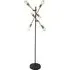 Armstrong 6 Light Floor Lamp - Black, Satin Brass