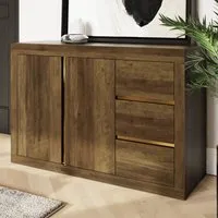 Arnhem Sideboard with 2 Drawers & 2 Doors - Knotty Oak alternate view