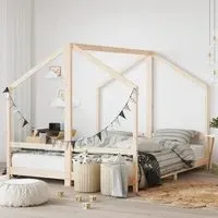 Arnold Double Sided Daybed Frame - Brown, Pine Wood