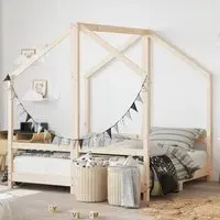 Arnold Double Sided Daybed Frame - Brown, Pine Wood