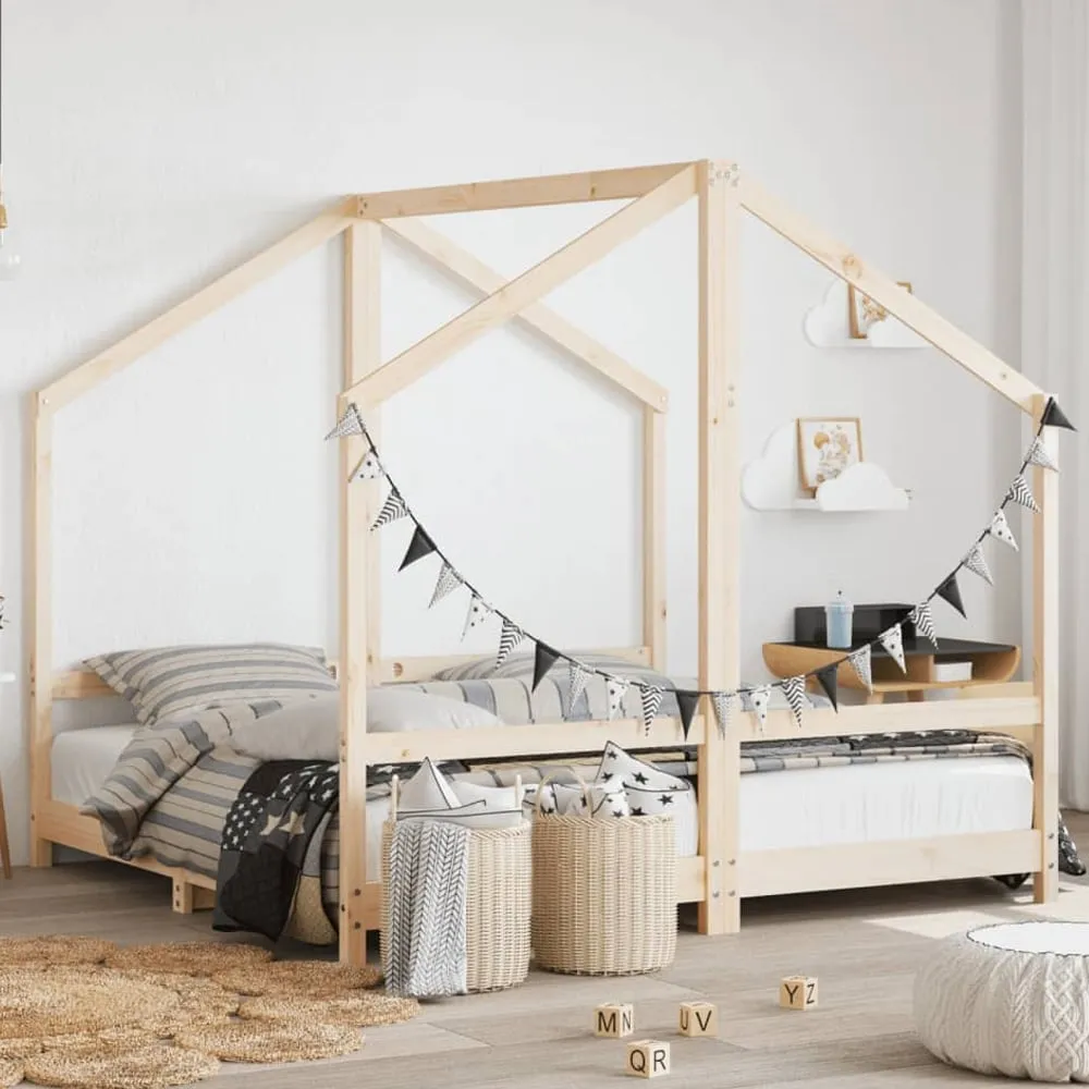 Arnold Double Sided Daybed Frame - Brown, Pine Wood