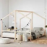 Arnold Double Sided Daybed Frame - Brown, Pine Wood