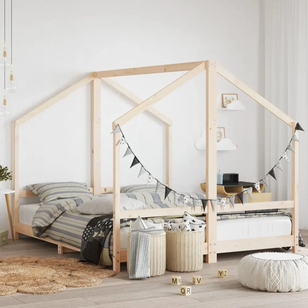 Arnold Double Sided Daybed Frame - Brown, Pine Wood