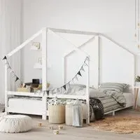 Arnold Double Sided Daybed Frame - White, Pine Wood