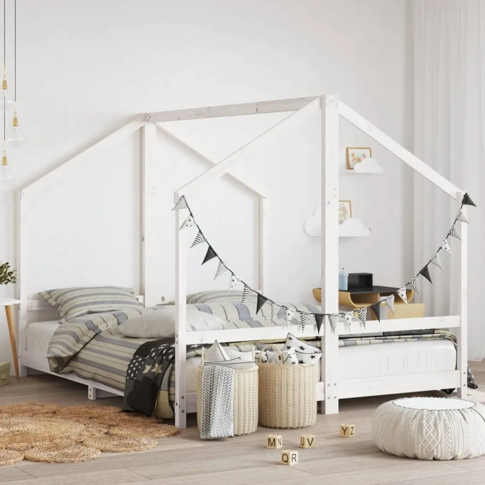 Arnold Double Sided Daybed Frame - White, Pine Wood