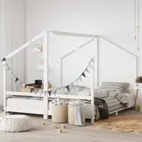 Arnold Double Sided Daybed Frame - White, Pine Wood