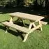 Arnos Small Garden Picnic Table - Natural, Wood