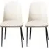 Arta Duo Dining Chairs In Pair - Calico, Plastic