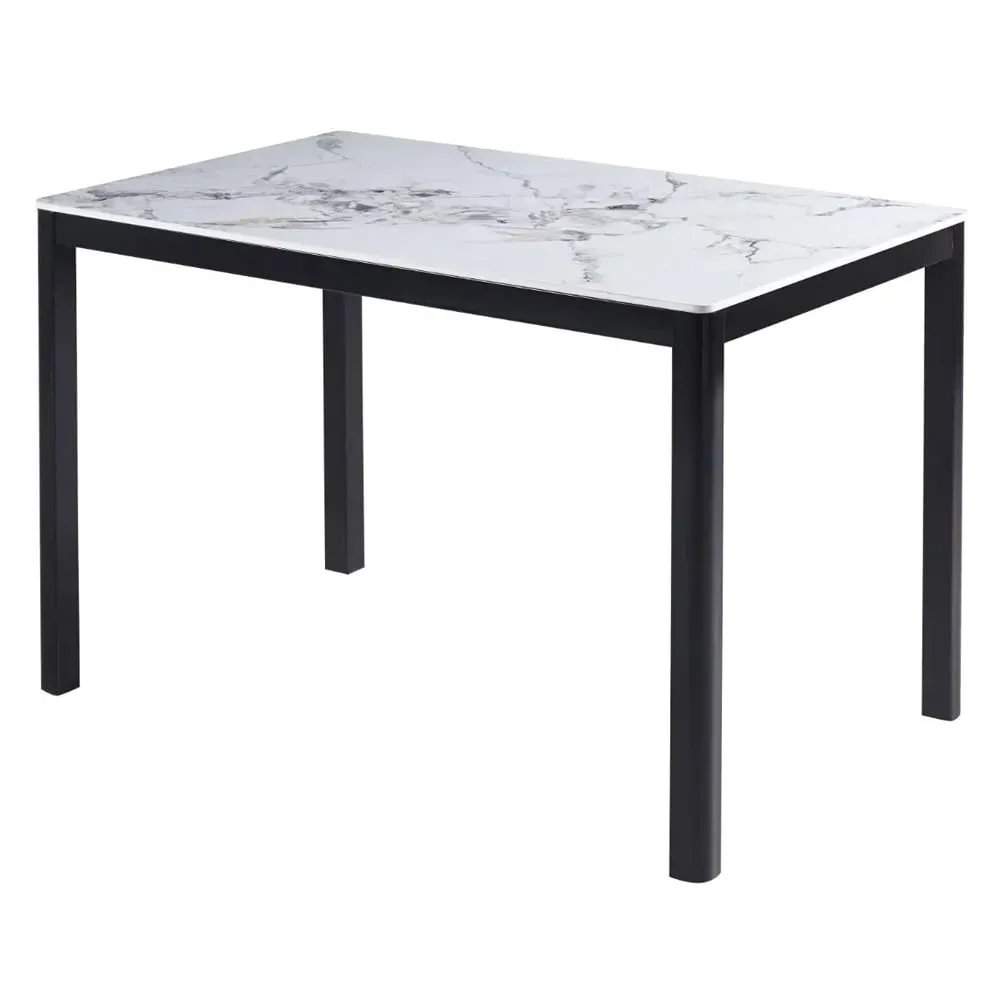 Arta Large Dining Table - White, Sintered Stone