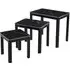 Arta Nest of 3 Tables - Black, Sintered Stone