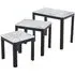 Arta Nest of 3 Tables - White, Sintered Stone