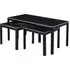 Arta Nesting Coffee Tables - Black, Sintered Stone