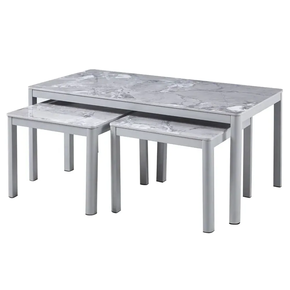 Arta Nesting Coffee Tables - Grey, Sintered Stone