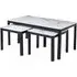 Arta Nesting Coffee Tables - White, Sintered Stone
