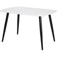 Arta Rectangular Dining Table - White, Wood